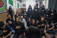 مراسم عزاداری حسینی در جهاددانشگاهی استان سمنان