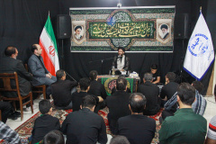 مراسم عزاداری حسینی در جهاددانشگاهی استان سمنان