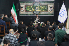 مراسم عزاداری حسینی در جهاددانشگاهی استان سمنان