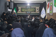 مراسم عزاداری حسینی در جهاددانشگاهی استان سمنان