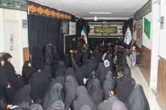 مراسم عزاداری حسینی در جهاددانشگاهی استان سمنان